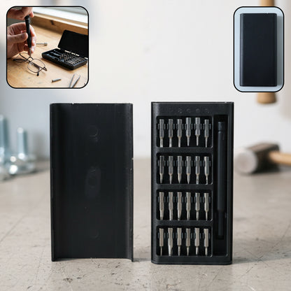 24 in 1 Precision Screwdriver Tool Kit Small – Compact Mini Repair Set with Interchangeable Bits