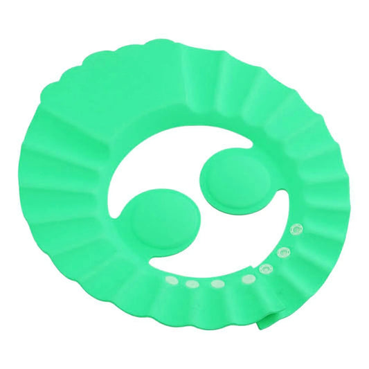 Adjustable Baby Bath Shower Cap Soft Shampoo Protection Hat with Eye and Ear Shield for Infants and Toddlers (1 Pc)