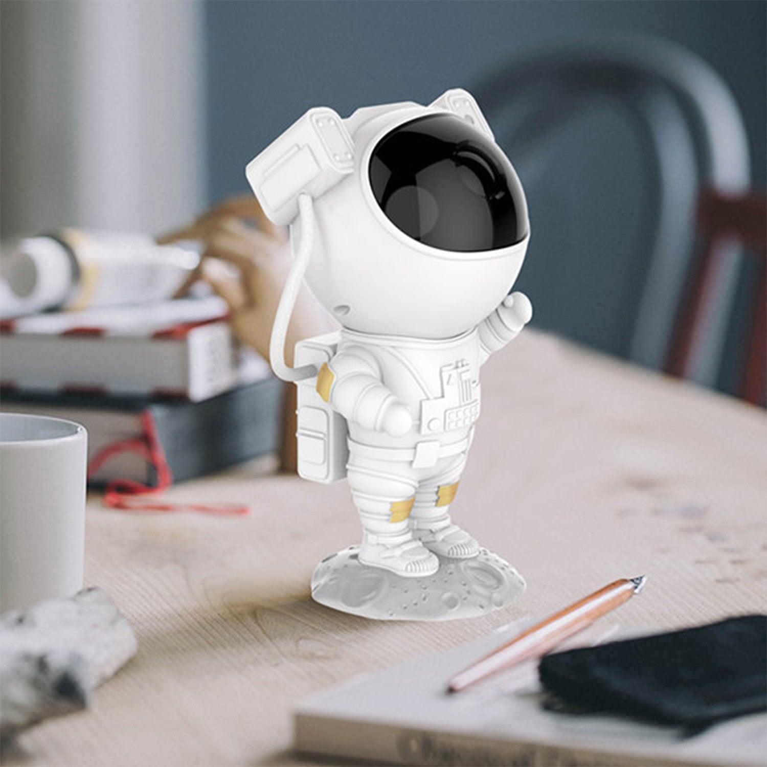 Astronaut Galaxy Star Projector Night Light with Remote Control and Timer 360° Rotating Space Nebula Sky Lamp for Kids Bedroom Room Decor