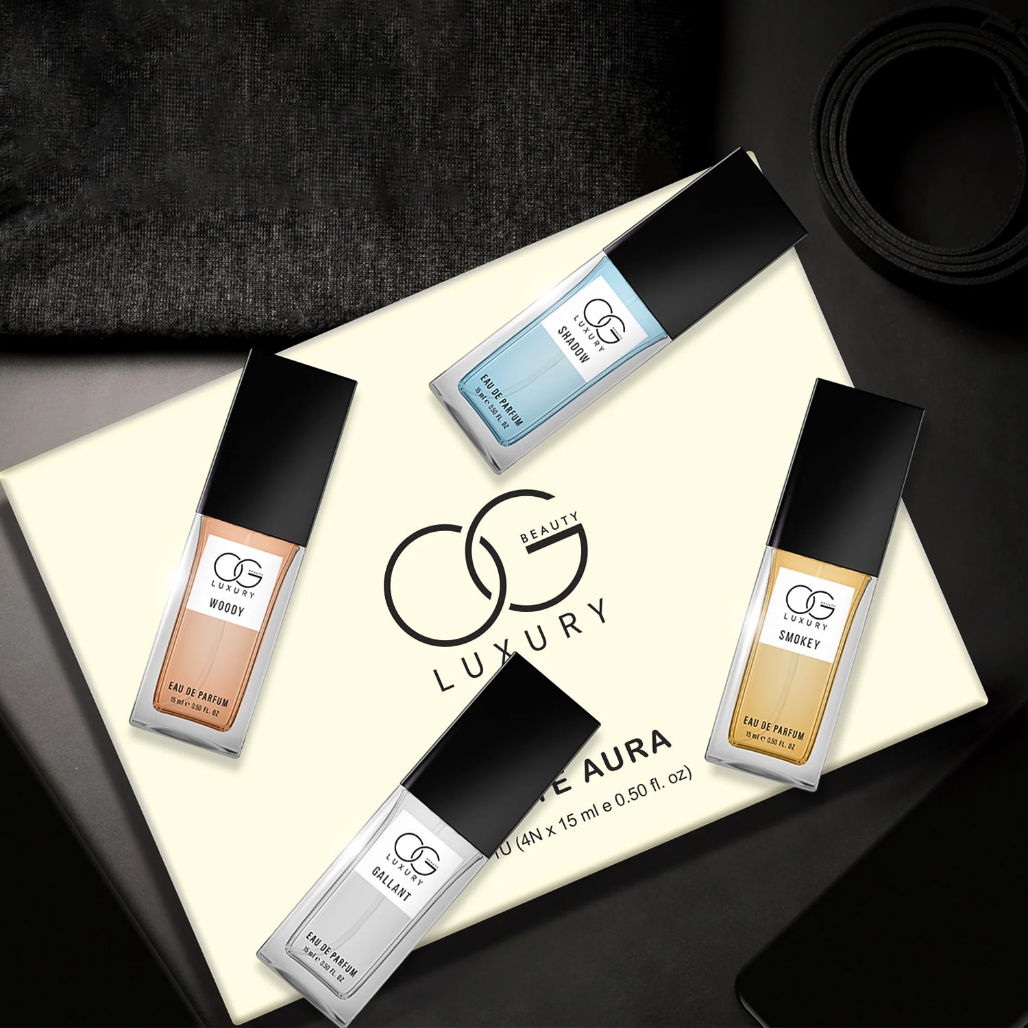 Og Luxury Perfume Gift Set Eau De Parfum Collection (15 Ml 4 Pc)