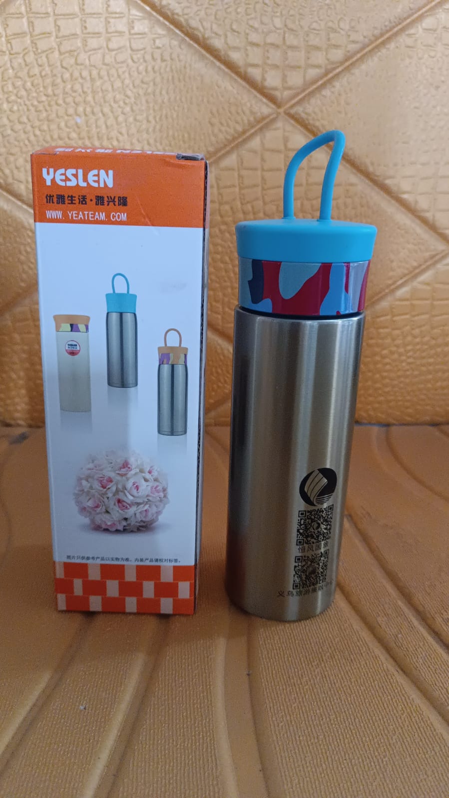 Stainless Steel Double Wall Vacuum-Insulated Drink Water Bottle for Hot and Cold Drinks, Perfect for Senior, Elderly, and Patient Reusable (300 ML)