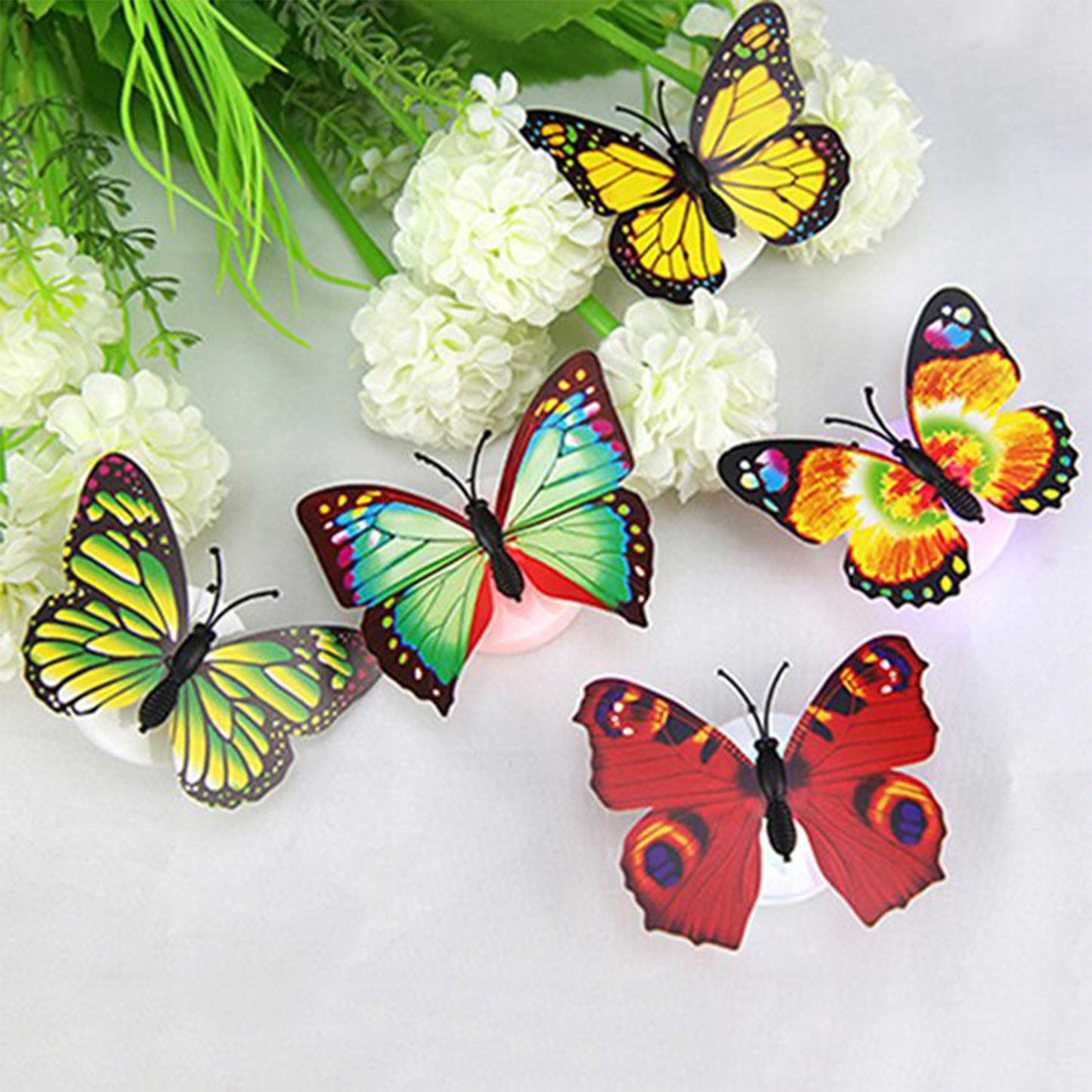 Butterfly 3D Illusion LED Night Lamp Decorative Light for Bedroom, Drawing Room, Lobby and Kids Room (1 pc)