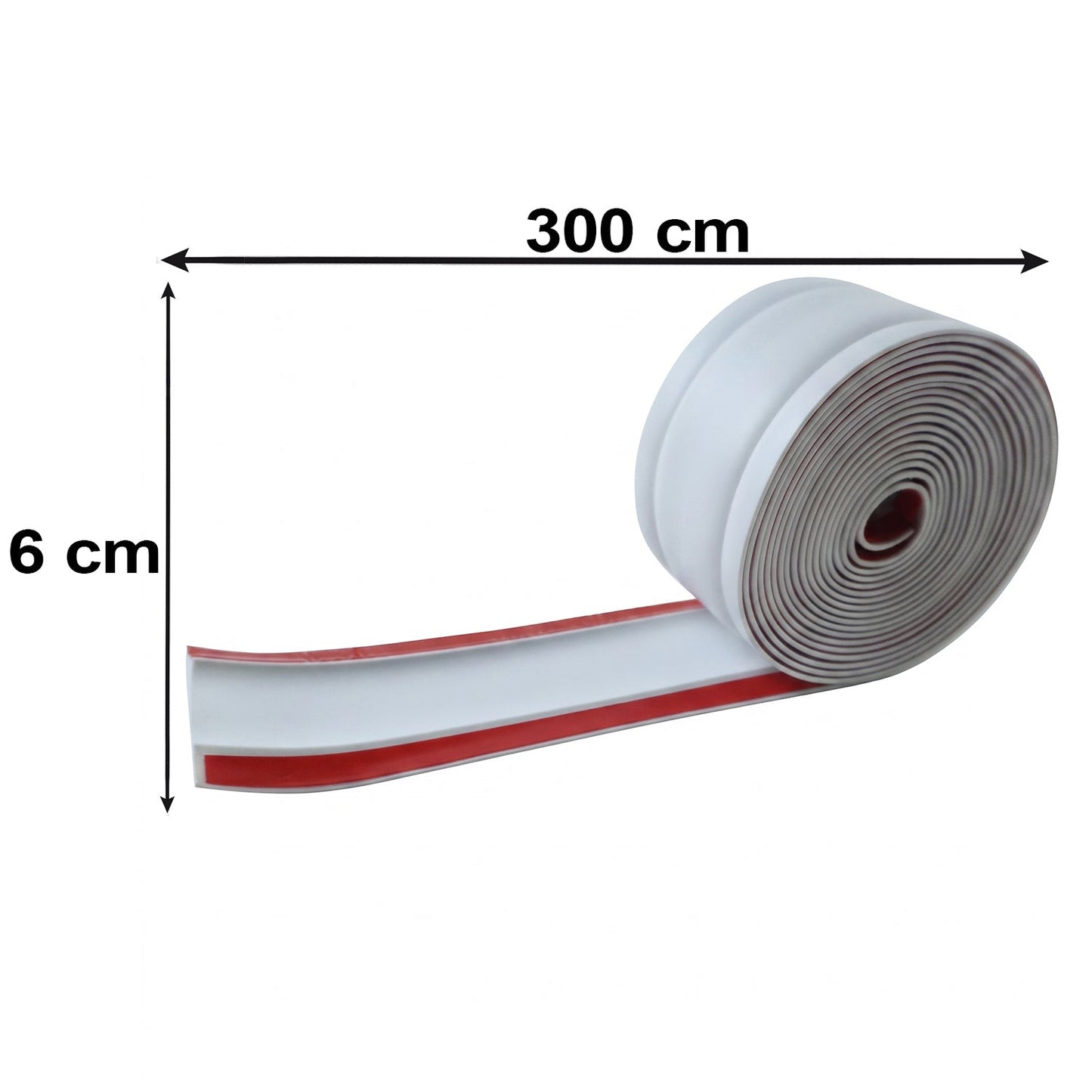 Adhesive Cable Protector Cord Cover 3 Meter Self Adhesive PVC Wire Hider Channel for Floor Wall TV Computer Charger and Home Office Cable Management (1 Pc)