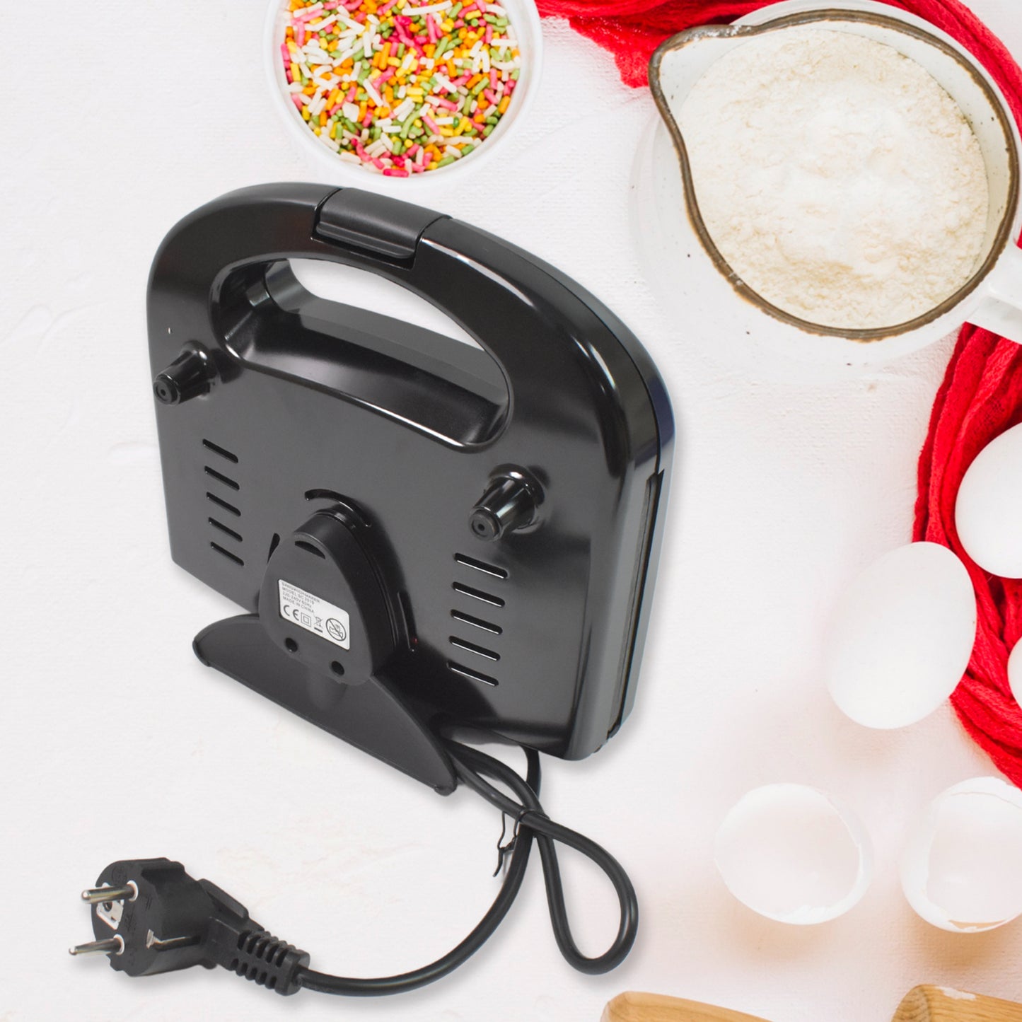 Electric Non-Stick Sandwich Maker with Indicator Lights – Compact Sandwich Toaster Grill for Quick Breakfast and Healthy Snacks