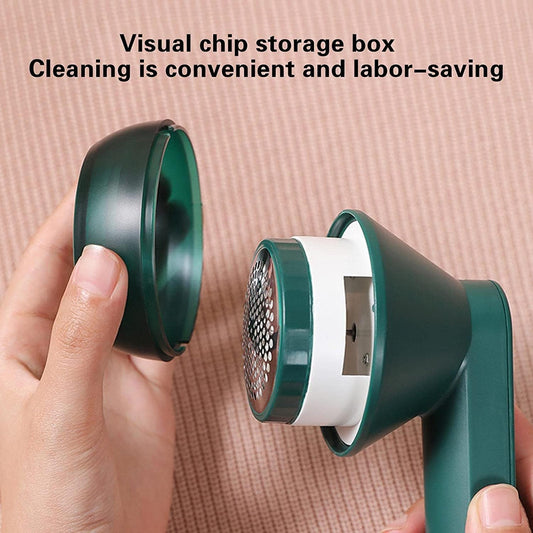 USB Powered Electric Lint Remover Rechargeable Fabric Shaver with Cleaning Brush and Charging Cable for Clothes Sweaters Blankets Sofa Covers and Woolen Wear (1 Pc)
