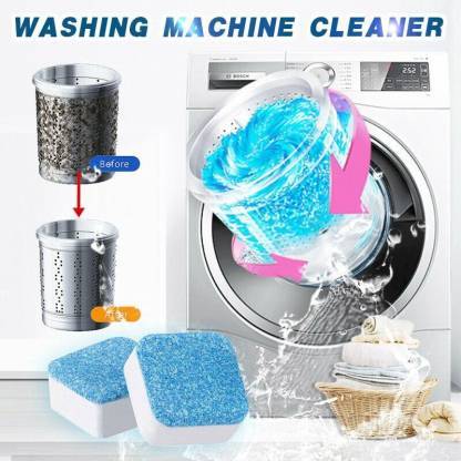 Washing Machine Cleaner Tablet for Deep Cleaning, Descaling and Odour Removal, Foaming Detergent Tablet for Washing Machine Drum and Internal Parts (1 Pc)