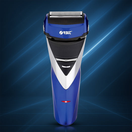 Orbit Rechargeable Electric Foil Shaver with Dual Head Precision Blades – Cordless Beard and Mustache Trimmer for Smooth and Comfortable Shaving (1 Pc)