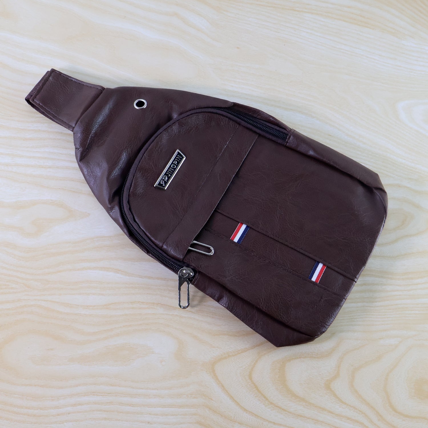 Unisex Waterproof Anti-Theft Crossbody Sling Bag with USB Charging Port, Earphone Port and Adjustable Shoulder Strap
