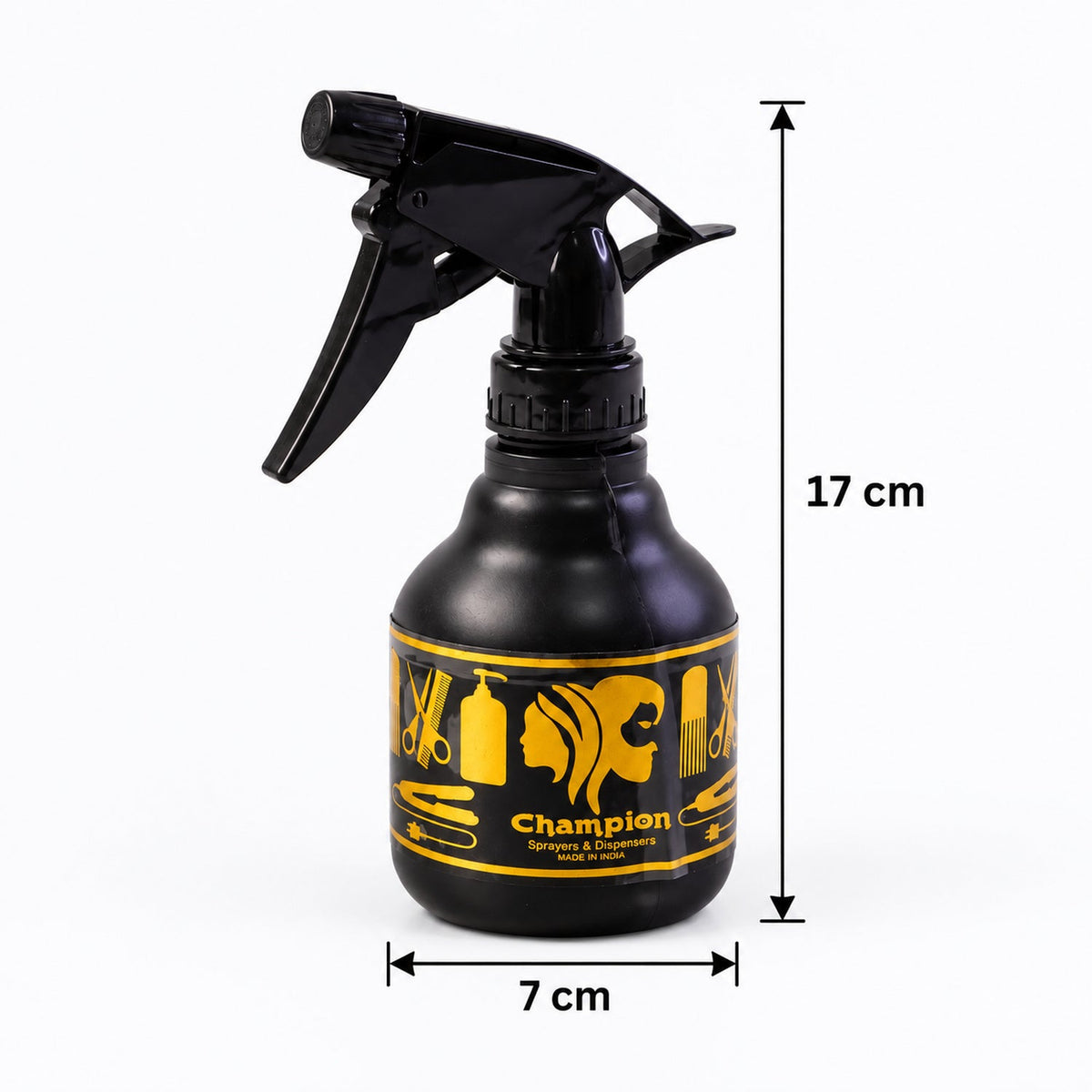 Refillable Salon Water Spray Bottle With Adjustable Nozzle For Hair Styling (1 Pc 250 Ml)
