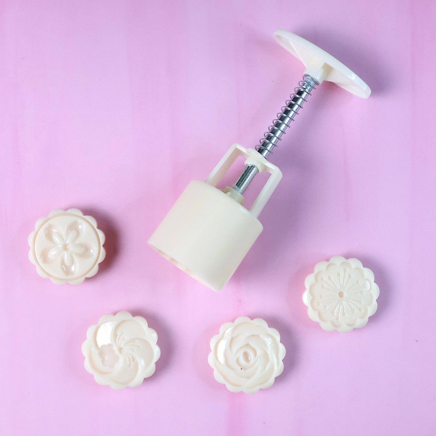 Spring Press Cookie & Pastry Mold - (Set)