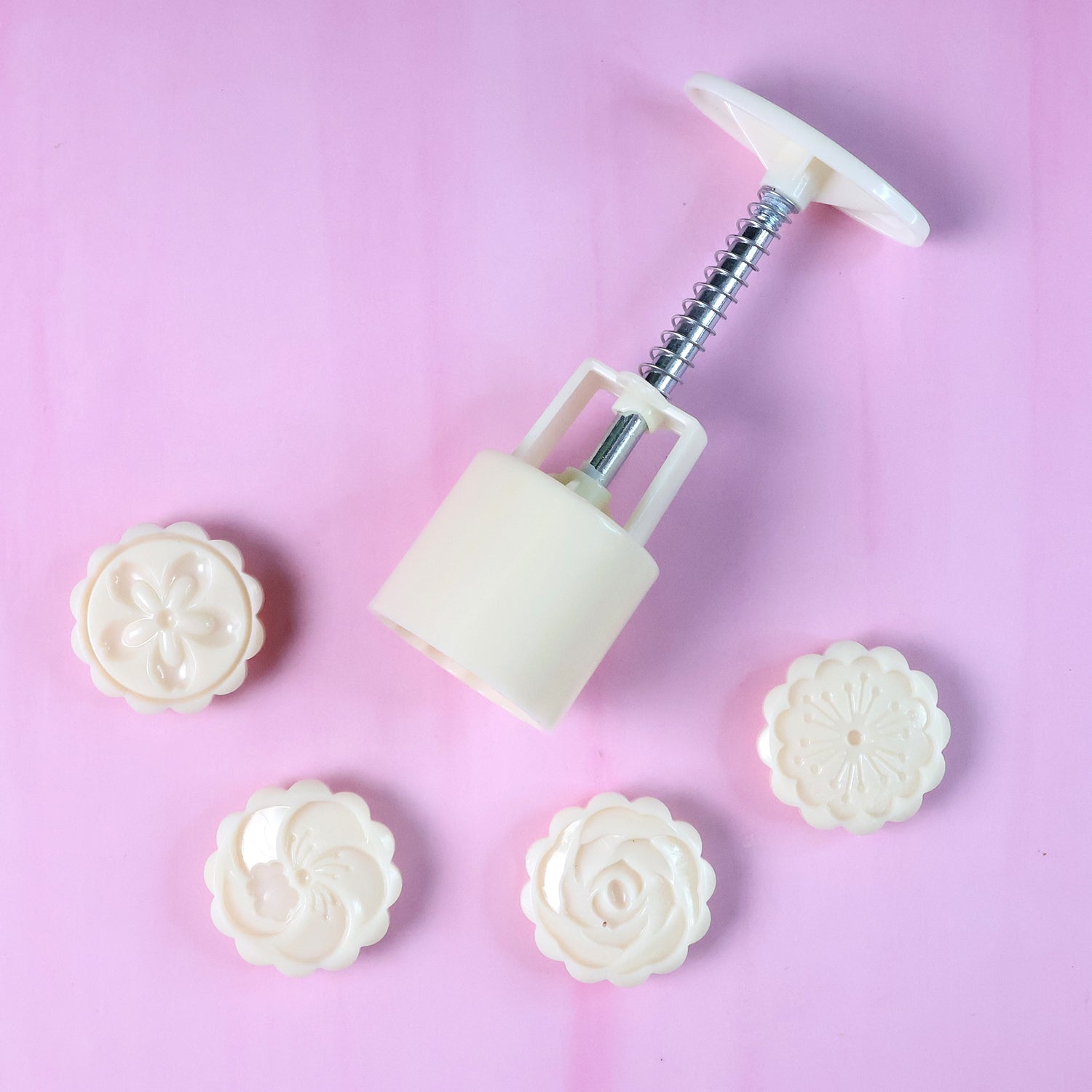 Spring Press Cookie & Pastry Mold - (Set)
