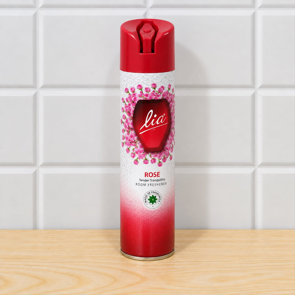Rose Room Freshener Spray 224ml | Floral Fragrance Aerosol Air Freshener for Home, Bedroom, Bathroom and Office