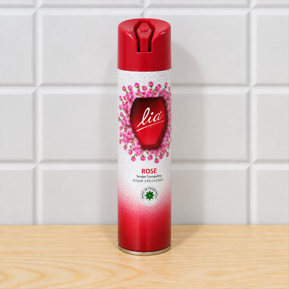 Rose Room Freshener Spray 224ml | Floral Fragrance Aerosol Air Freshener for Home, Bedroom, Bathroom and Office