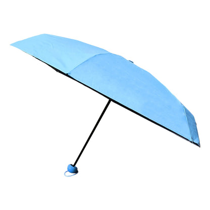 5 Fold Capsule Umbrella for Men Women and Kids Portable Mini Travel Umbrella Windproof Sunproof Rainproof with Case Pack of 1