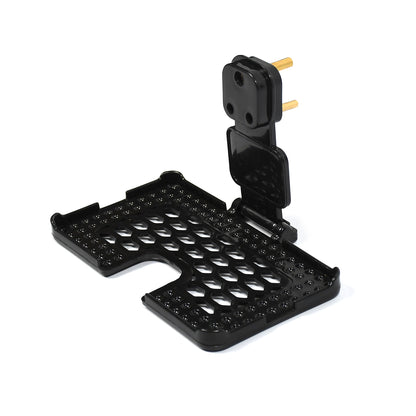 6496b Multi-purpose Wall Holder Stand For Charging Mobile Just Fit In Socket And Hang ( Black )