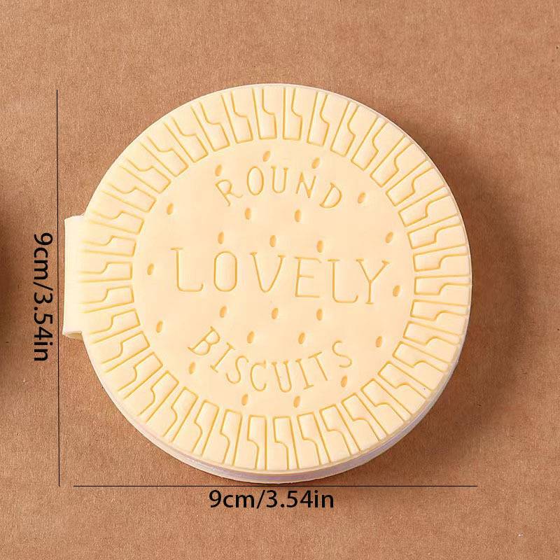Round Biscuit Shape Scented Diary Notebook – Cute Writing Practice Copybook for Kids, Students and Office Use (80 Pages)