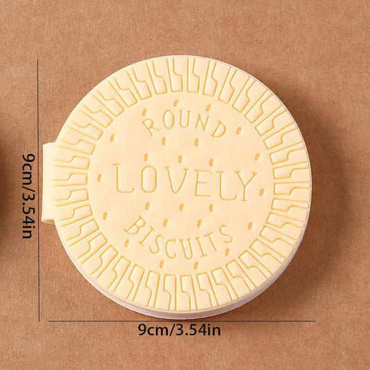 Round Biscuit Shape Scented Diary Notebook – Cute Writing Practice Copybook for Kids, Students and Office Use (80 Pages)