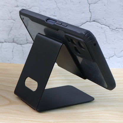 Universal Mobile and Tablet Stand Holder – Adjustable Desktop Phone Dock with Anti-Slip Base and Durable Metal Frame (1 Pc)