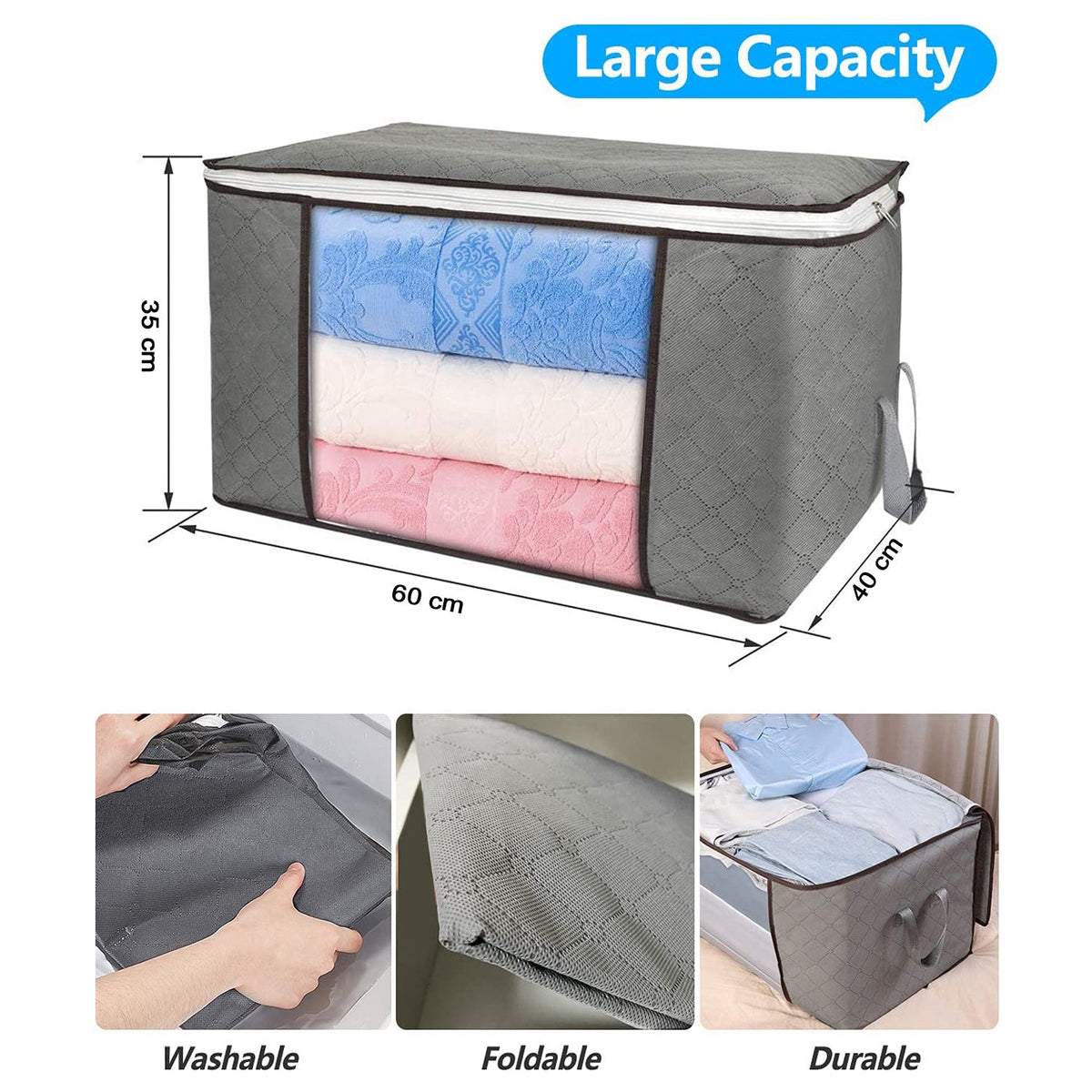 Travelling Storage Bag Set (1 Pc) | Lightweight Packing Organizer Bags for Clothes & Essentials | Pack smarter. Travel lighter. Stay organized everywhere