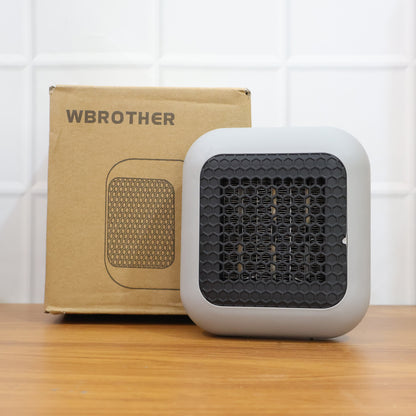 Premium 600W Wall-Mounted Plug-In Room Heater With Converter | Compact Electric Mini Heater (1 Pc)