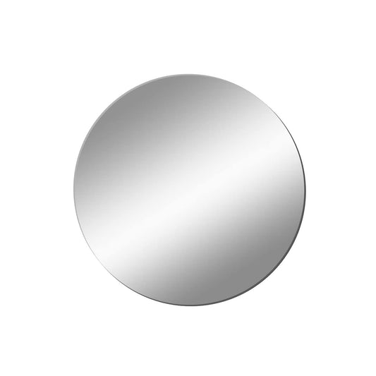 Bathroom Mirror Square Shape Plastic Sheet Mirror Effect Wall Sticker Decorative Self Adhesive Mirror for Home Office and Bathroom (1 Pc)