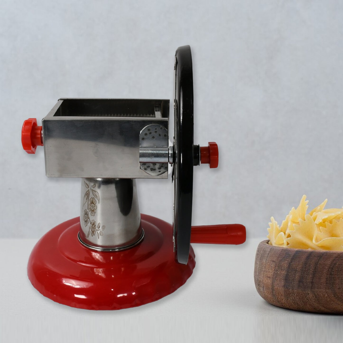 Stainless Steel Potato Chips Maker and Vegetable Slicer – Manual Wafer Cutter with Hardened Stainless Steel Blade for Potatoes, Fruits and Vegetables
