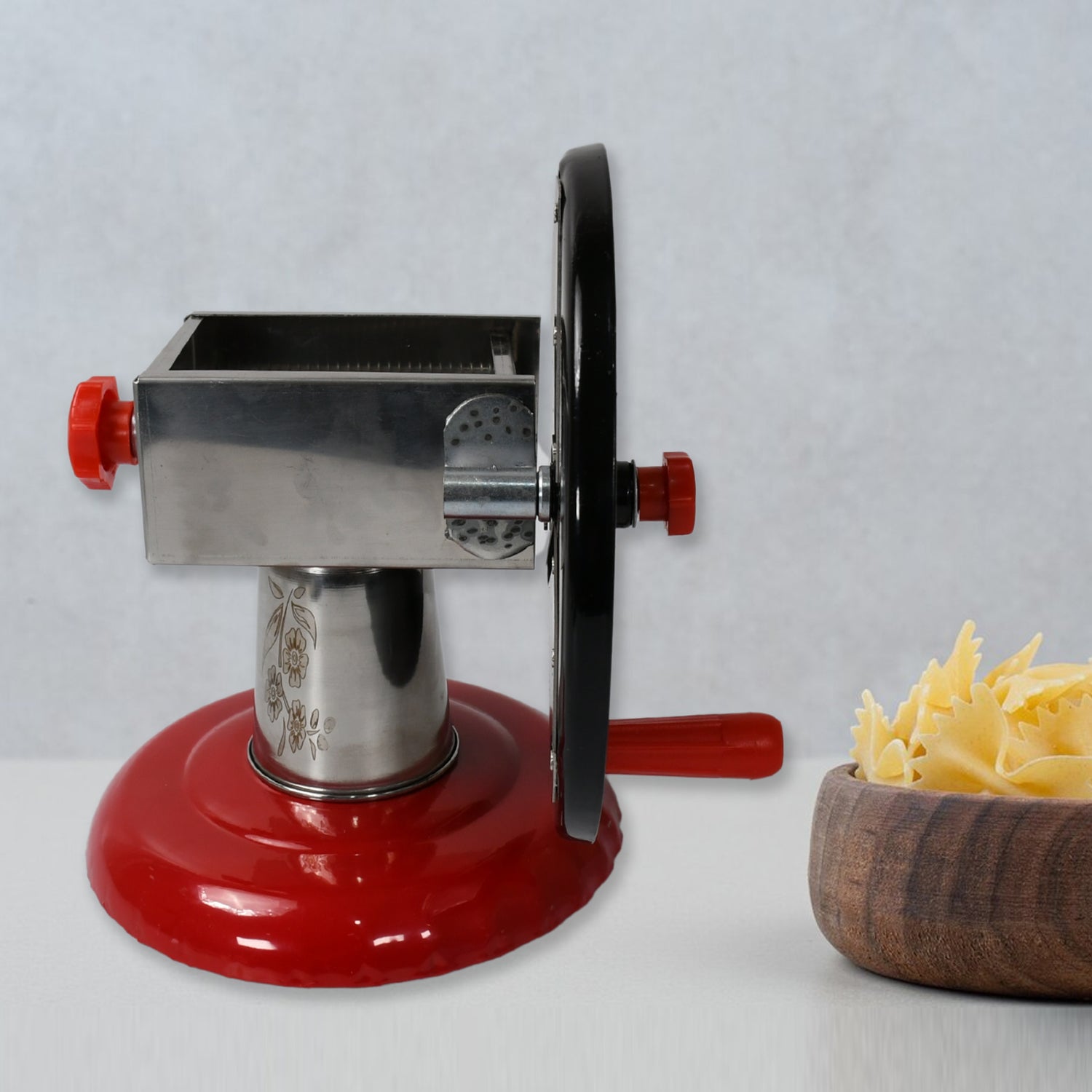 Stainless Steel Potato Chips Maker and Vegetable Slicer – Manual Wafer Cutter with Hardened Stainless Steel Blade for Potatoes, Fruits and Vegetables