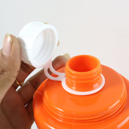Lovely Cartoon Printed Plastic Cup with Lid & Strap – Kids Drinking Cup with Handle, Leak-Resistant Design for Home, School & Travel (350 ML, 1 Pc)