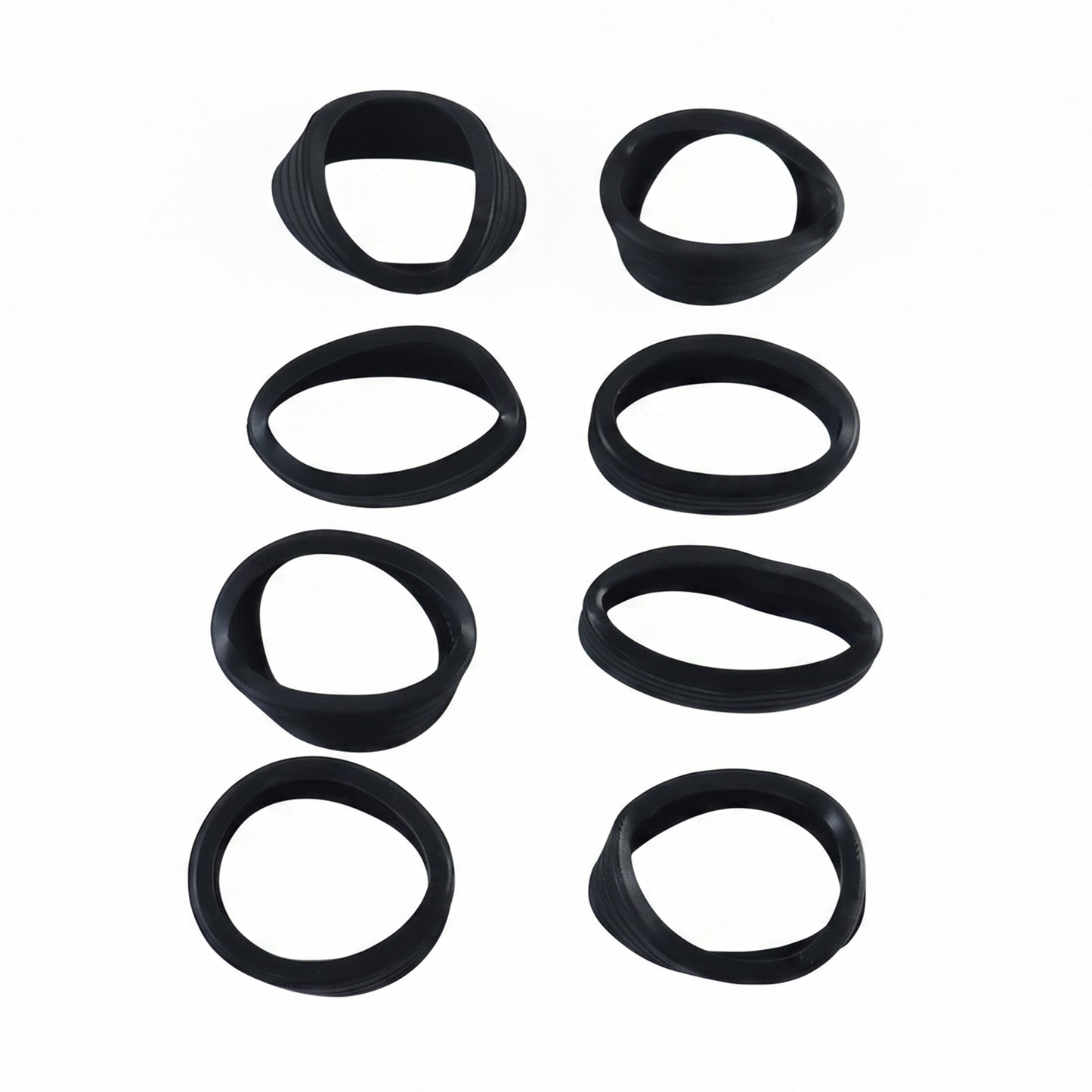 Silicone Luggage Wheel Cover Set of 8 Noise Reducing Wheel Protectors for Suitcase Trolley Bags and Travel Luggage (8 Pc Set)
