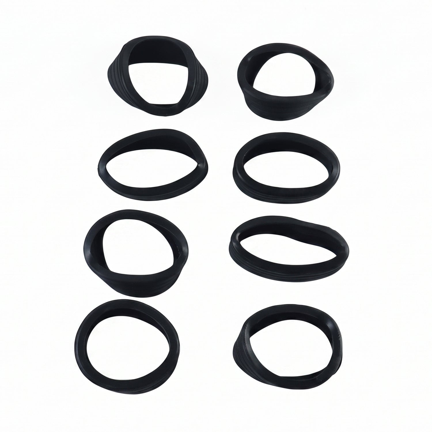 Silicone Luggage Wheel Cover Set of 8 Noise Reducing Wheel Protectors for Suitcase Trolley Bags and Travel Luggage (8 Pc Set)