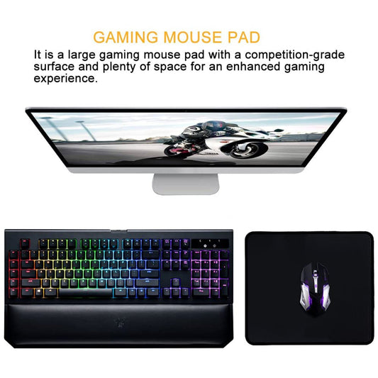 Simple Mouse Pad Smooth Surface Lightweight Mouse Pad for Laptop Computer Office and Home Use (1 Pc)