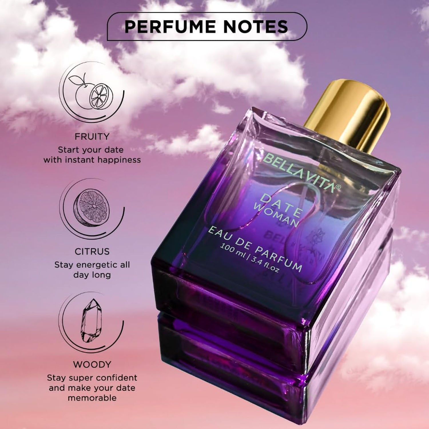 Bellavita Premium Date Woman Eau De Parfum - 100 ML