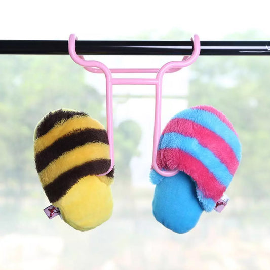 Multi Function Shoe Drying Rack Hanging Shoe Organizer Stand Portable PP Shoe Holder for Wardrobe Closet Balcony Laundry and Travel (1 Pc)