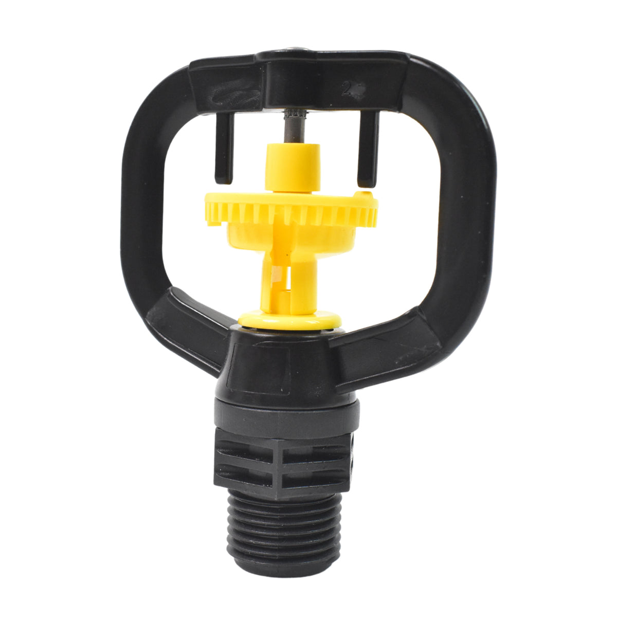 Rotating Garden Irrigation Sprinkler Nozzle | Plastic Spinning Micro Spray Head for Lawn, Greenhouse, Plants and Vegetable Gardens