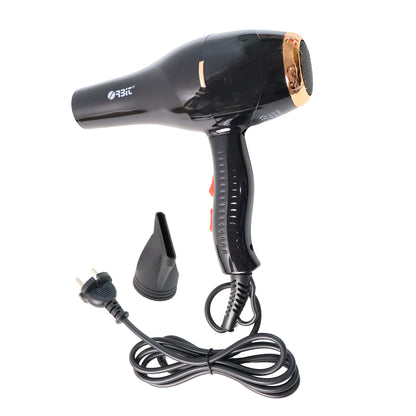 Orbit Professional Electric Hair Dryer with Concentrator Nozzle Hot and Cold Air Hair Dryer for Fast Drying, Hair Styling, Salon and Home Use