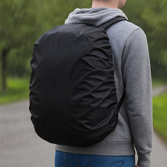 Waterproof Backpack Rain Cover Adjustable Nylon Dust Cover for Laptop Bags School Bags Hiking Backpacks 20 to 40 L (1 Pc)