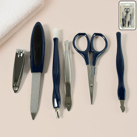 6 In1 Manicure & Pedicure Grooming Kit