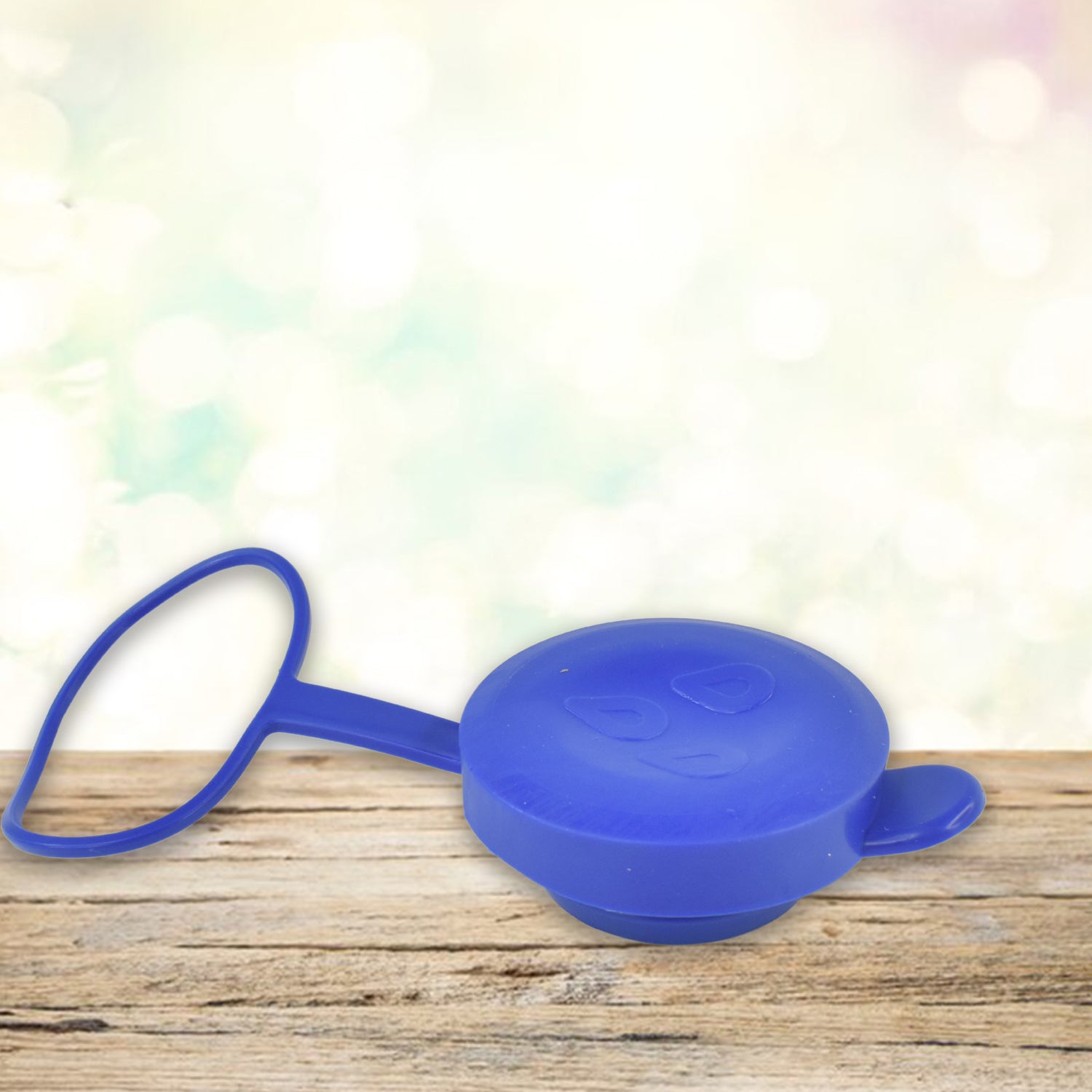 Water Jug Cap Silicone Reusable Leak and Spill Resistant Replacement Cap with Airtight Seal and Hanging Ring for Water Bottles (1 Pc)