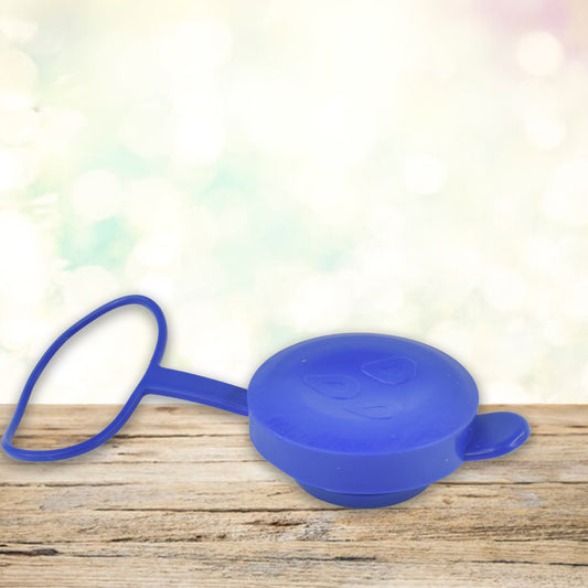 Water Jug Cap Silicone Reusable Leak and Spill Resistant Replacement Cap with Airtight Seal and Hanging Ring for Water Bottles (1 Pc)