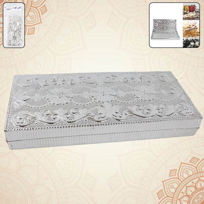 Multipurpose Decorative Shagun Cash Box for Money Gifts Jewellery and Envelopes Rectangular Designer Gift Box 20x9 cm