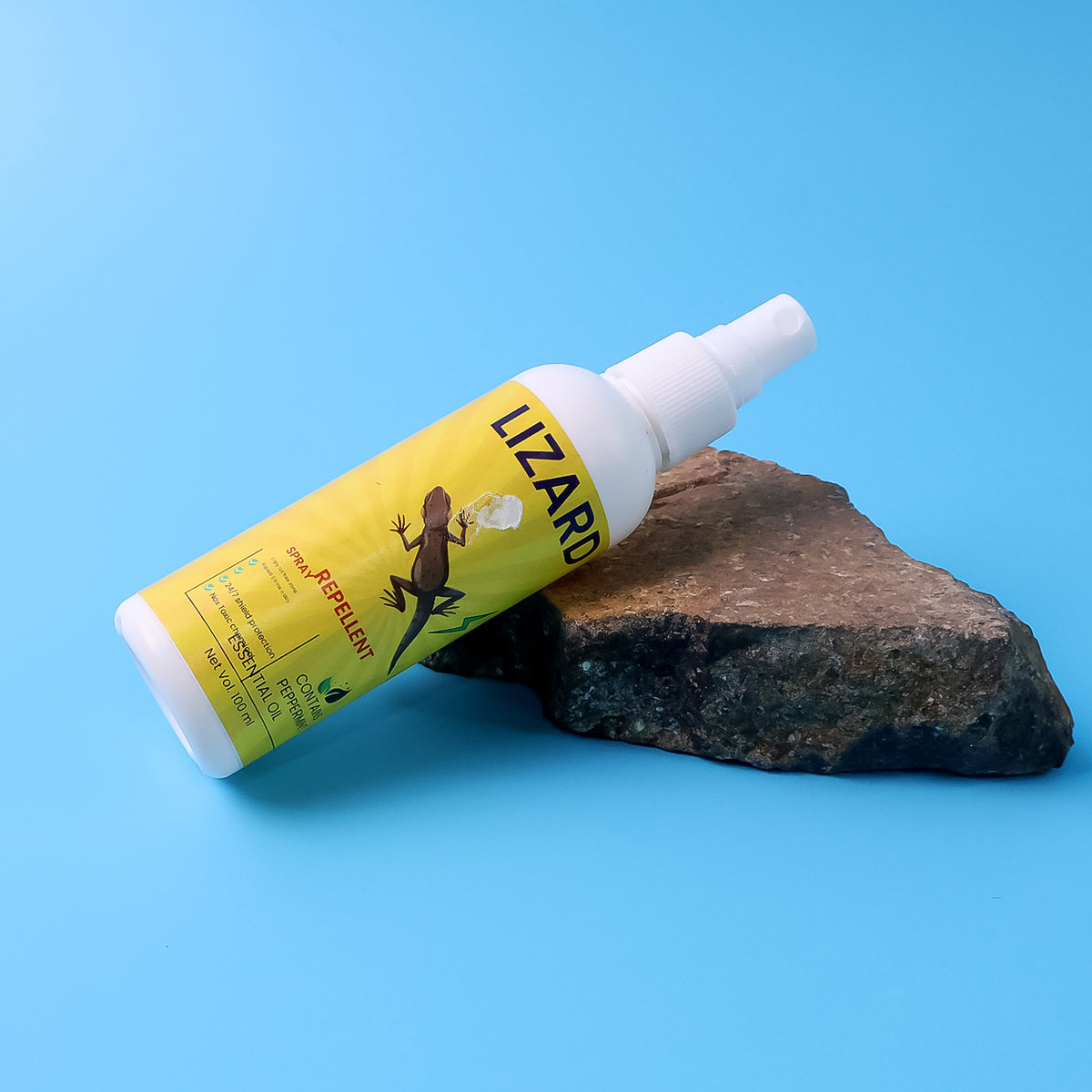 Lizard Repellent Spray 100ml | Herbal Essential Oil Based Lizard Deterrent for Home, Kitchen, Walls and Outdoor Areas