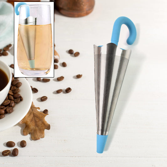 Reusable Umbrella Shape Silicone Tea Infuser and Loose Leaf Tea Strainer – Cute Food Grade Tea Filter for Cups and Mugs