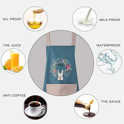 Multipurpose Kitchen Cooking Apron with Front Pocket – Protective Work Apron for Home Cooking, Baking, Cleaning & Daily Kitchen Tasks (1 Pc)