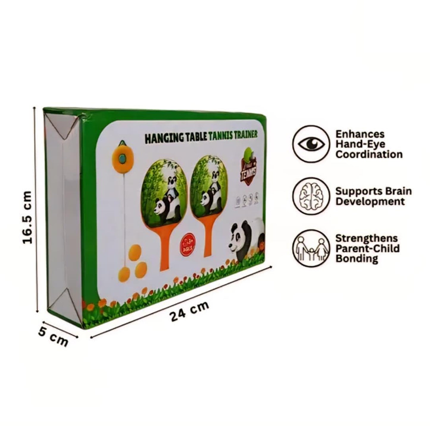 Hanging Table Tennis Trainer Set For Kids (1 Set)