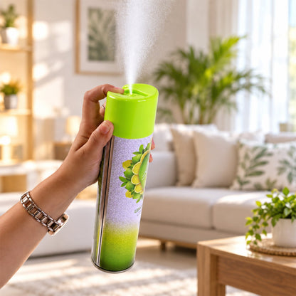 Lemon Burst Room Freshener Spray 224ml | Citrus Fragrance Aerosol Air Freshener for Home, Bedroom, Bathroom and Office
