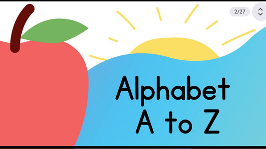 Alphabet A to Z Learning Book for Kids – Printable PDF Digital Download | Preschool and Kindergarten Educational eBook | 27 Pages