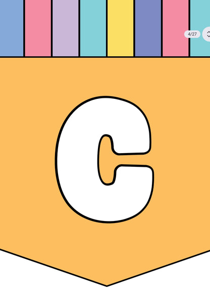 Kids Colouring Book – Printable PDF Digital Download | Color Recognition, Coloring, Learning and Creativity Activity eBook | 27 Pages