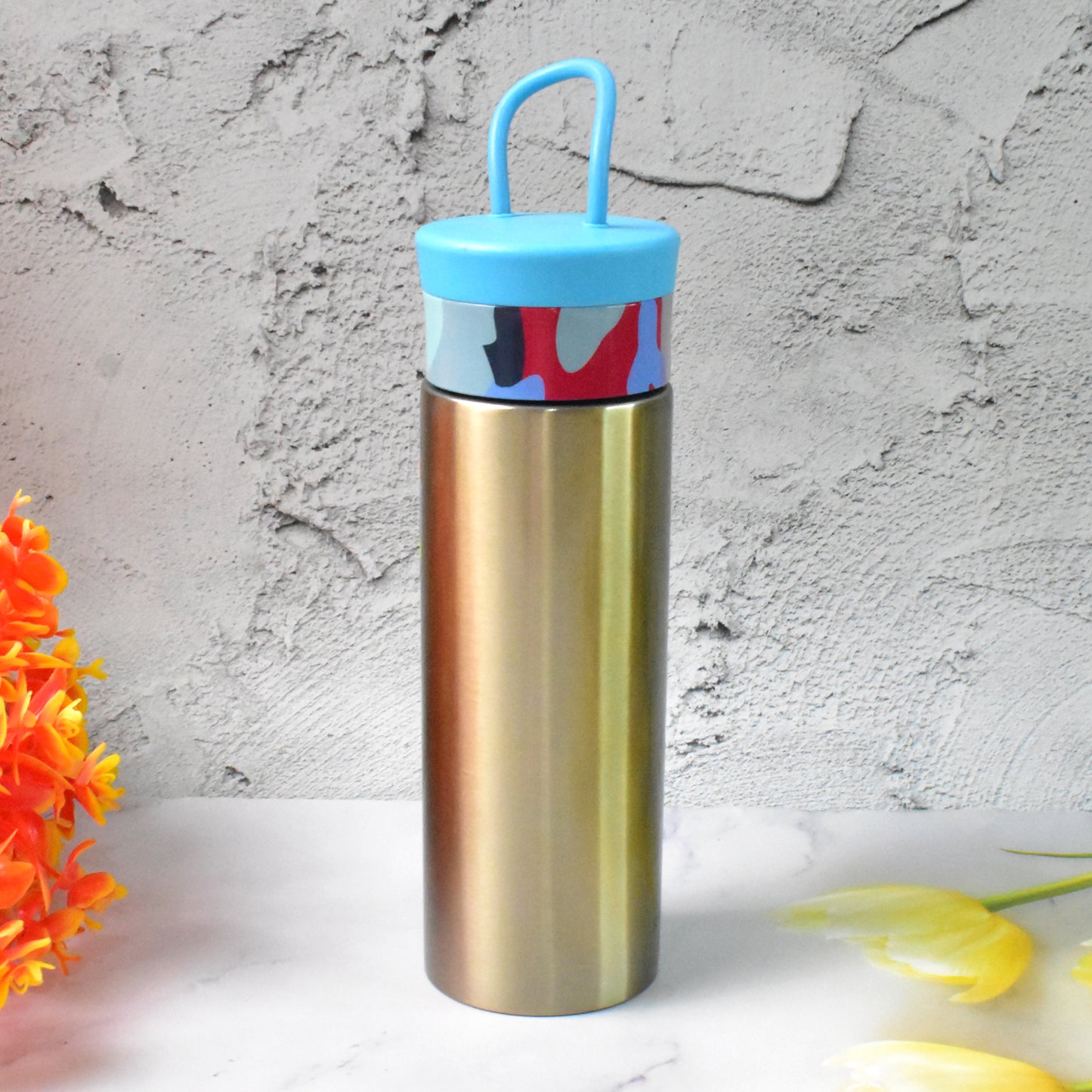 Stainless Steel Double Wall Vacuum-Insulated Drink Water Bottle for Hot and Cold Drinks, Perfect for Senior, Elderly, and Patient Reusable (300 ML)