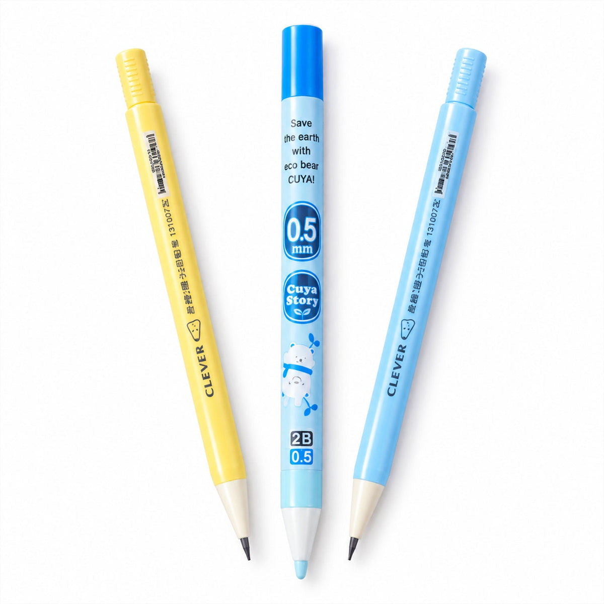 Retractable Mechanical Pencil Set With Eraser For School And Office Writing Use