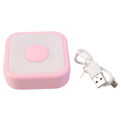 Portable USB-Powered Touch Sensor LED Night Lamp – Soft Ambient Square LED Light (1 Pc)